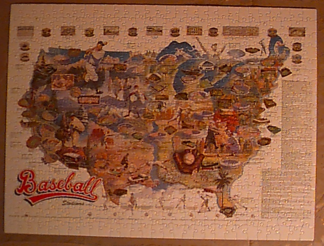 Usa Map Baseball